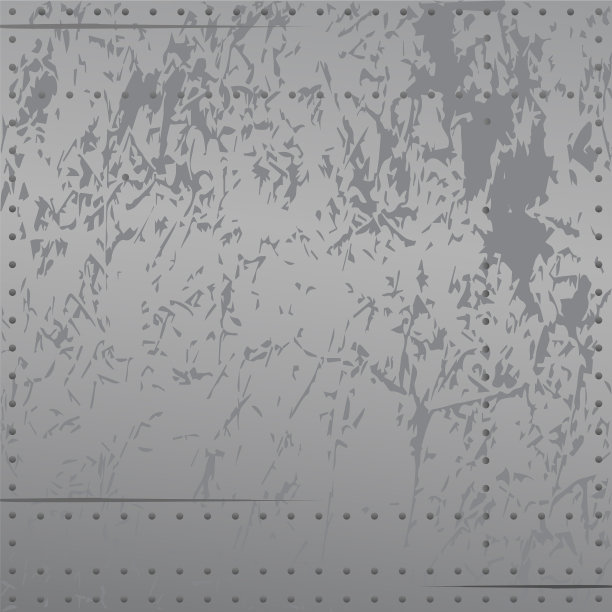 有铆钉和划痕的破旧金属图片下载