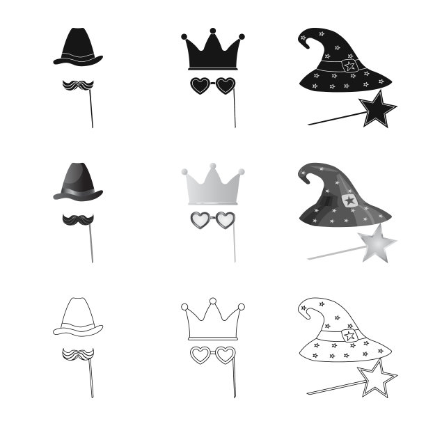 派对及生日标志图片下载