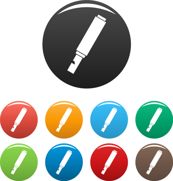 玩具哨子图标设置颜色图片下载