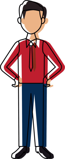 年轻人抱着胳膊站在前面图片下载