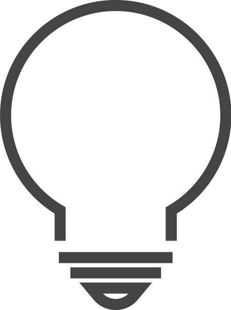 灯泡灯图形设计模板图片下载