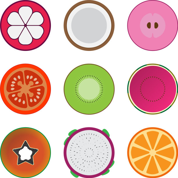 孤立的混合水果图片下载