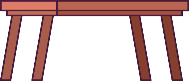 木制架子在白色背景图标图片下载