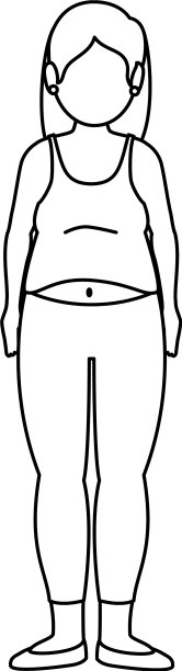 穿着运动服的胖女人图片下载