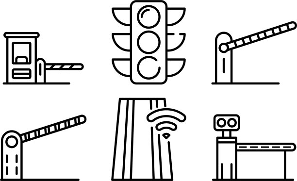 收费公路图标设置轮廓样式图片下载