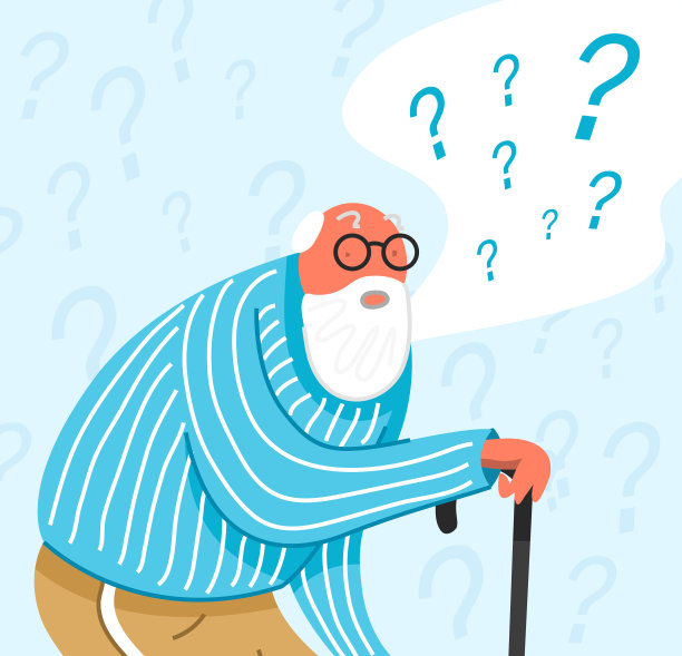 在睡梦中思考的老人穿着体贴的人图片下载