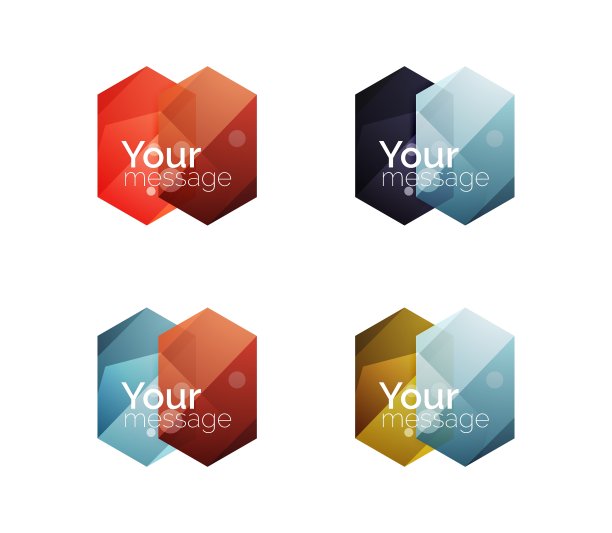 一套闪亮的空白框为您的内容图片下载