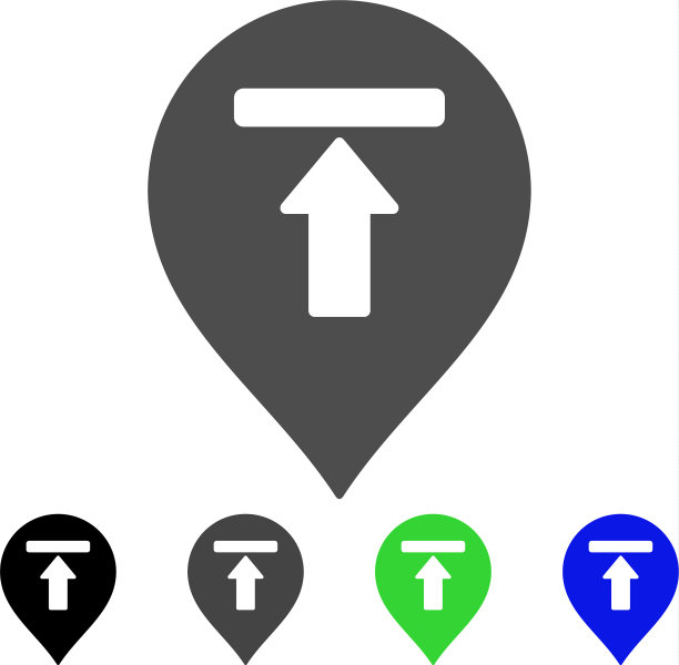 死角标记平图标图片下载