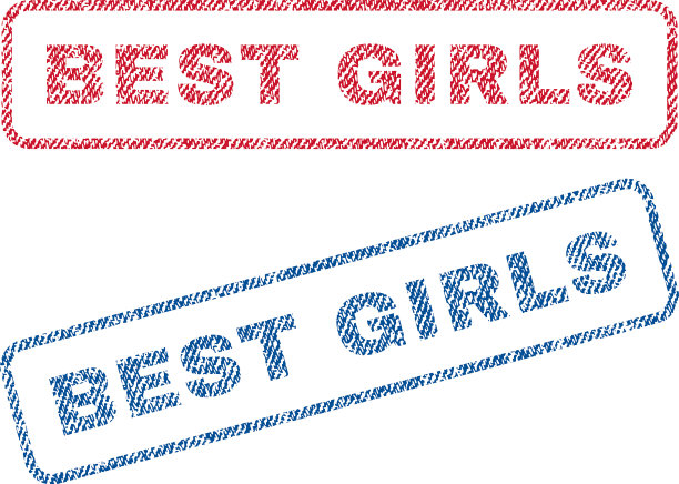 Best girls纺织邮票图片下载