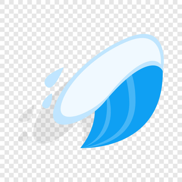 海浪等距图标图片下载