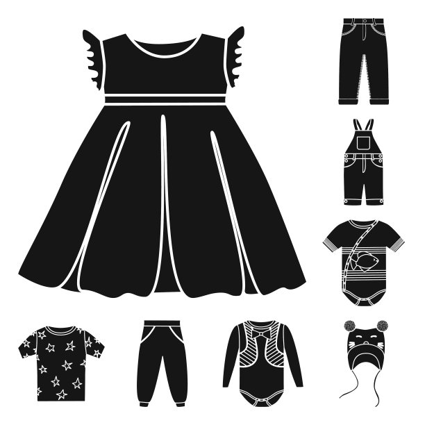 孤立对象的小和棉标志套图片下载