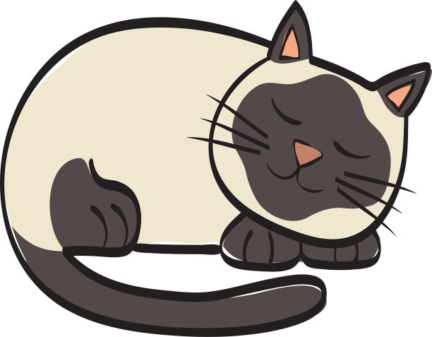 可爱的卡通猫图片下载