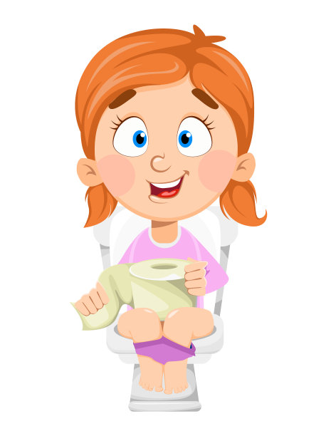 厕所里的女孩，厕所里可爱的孩子图片下载