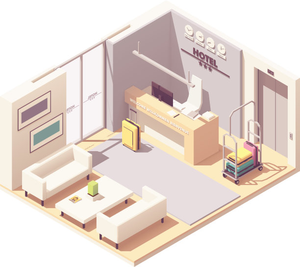 等距酒店接待图片下载
