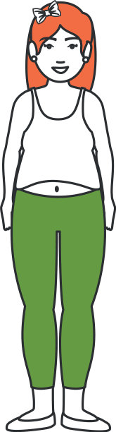 穿着运动服的胖女人图片下载