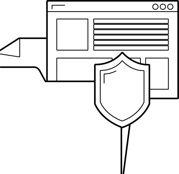 安全系统的卡通图片下载