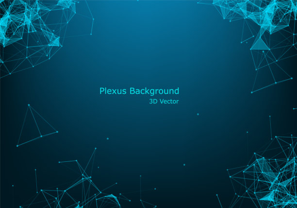 抽象未来的数字景观与图片下载