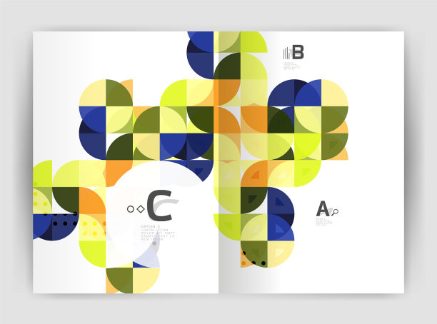 商业小册子或单张a4封面模板图片下载