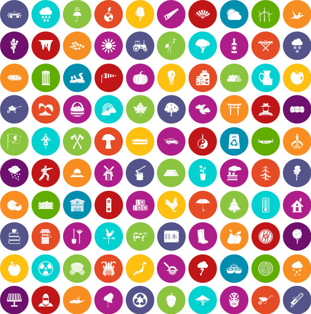 100树图标设置颜色图片下载