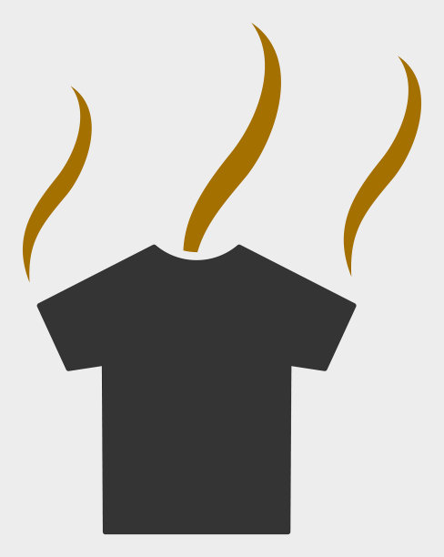 气味的t恤图标图片下载