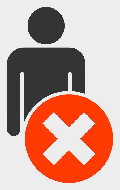 删除男人图标图片下载
