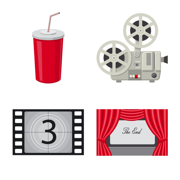 电影院和剧场符号图片下载