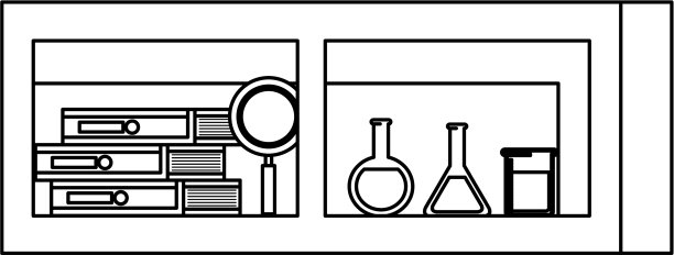实验室架子隔离图标图片下载