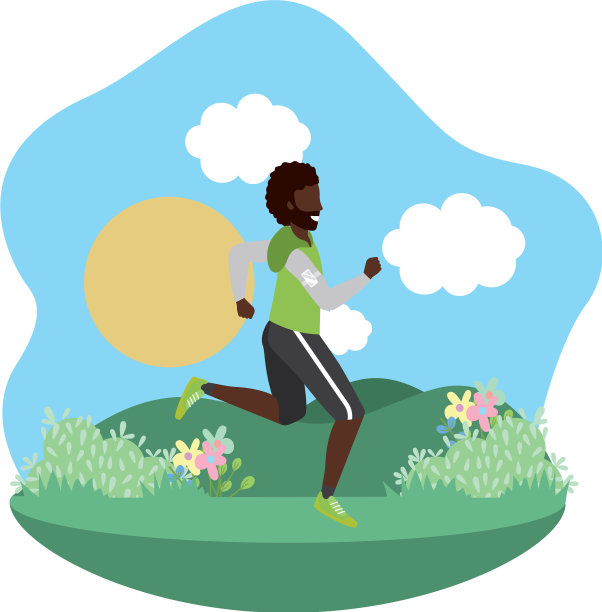 健身锻炼的卡通图片下载