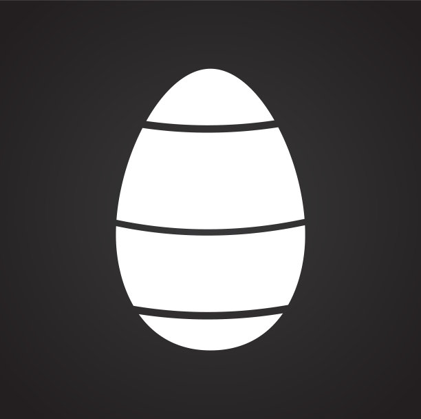 复活节彩蛋图标的背景图形和web图片下载