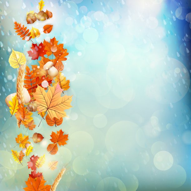 秋季概念背景EPS 10图片下载