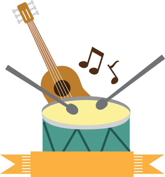 乐器孤立图标图片下载