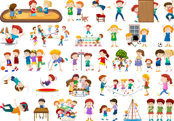 让孩子们在操场上玩耍图片下载