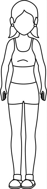 穿着运动服的女人图片下载