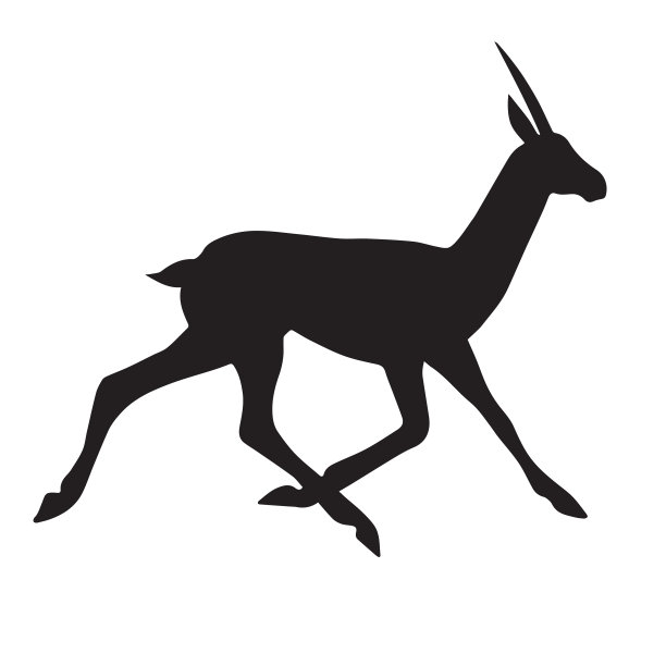 黑影非洲羚羊图片下载