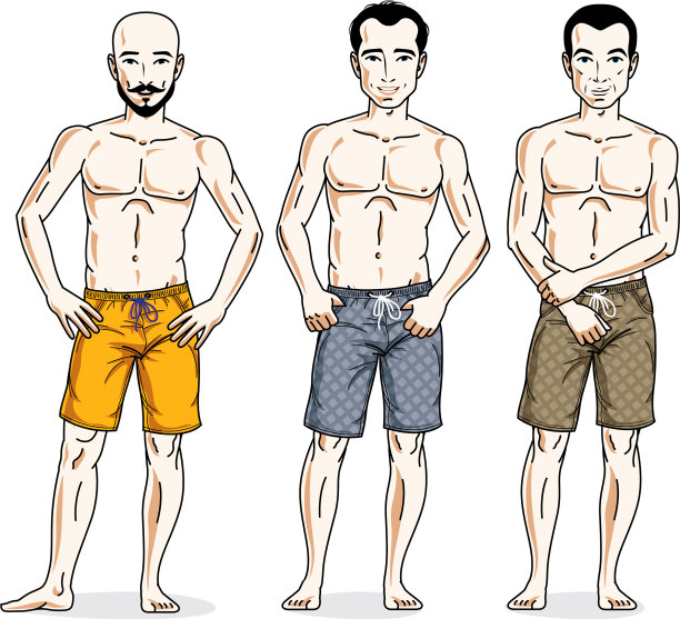 英俊的男人站着，穿着完美图片下载