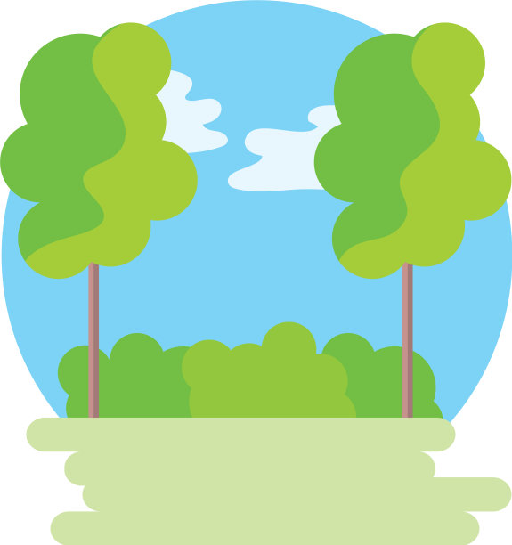 自然公园的卡通图片下载