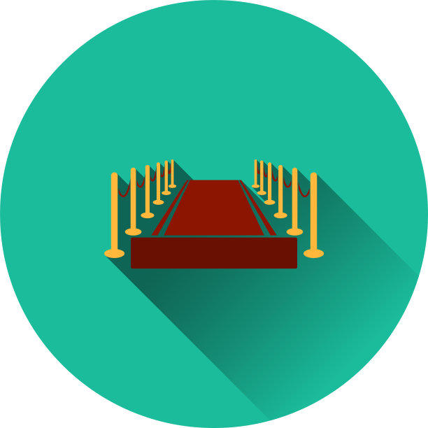 红地毯上的图标图片下载