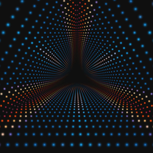 无限三角形隧道图片下载