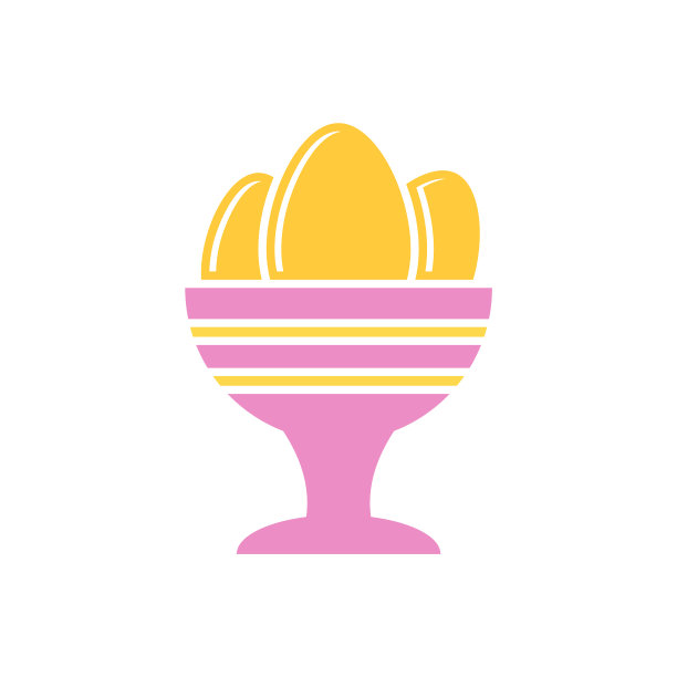 复活节彩蛋图标的背景图形和web图片下载