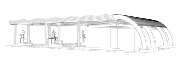 加油站线架线图片下载