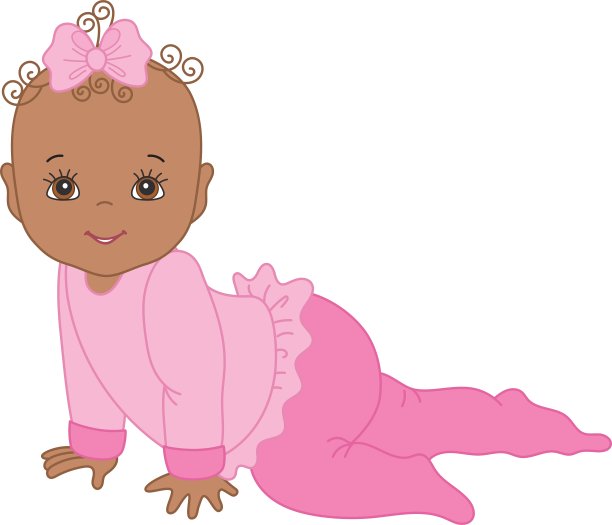 非裔美国女婴图片下载