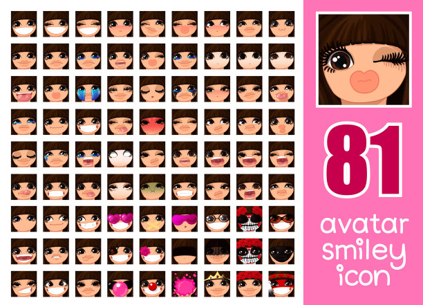 为女孩设置81个角色图片下载