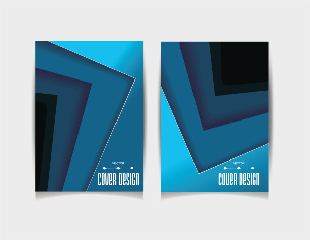 现代设计模板的小册子封面图片下载