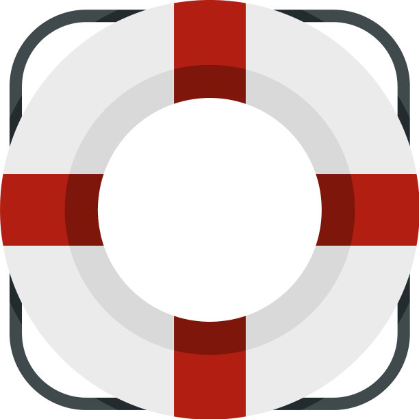 生命线图标扁平化样式图片下载