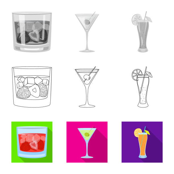 设计酒和餐厅标识图片下载