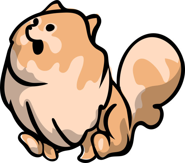 滑稽的狗呆在房间地板上等着图片下载