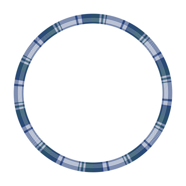 圆形框架复古图案设计模板图片下载