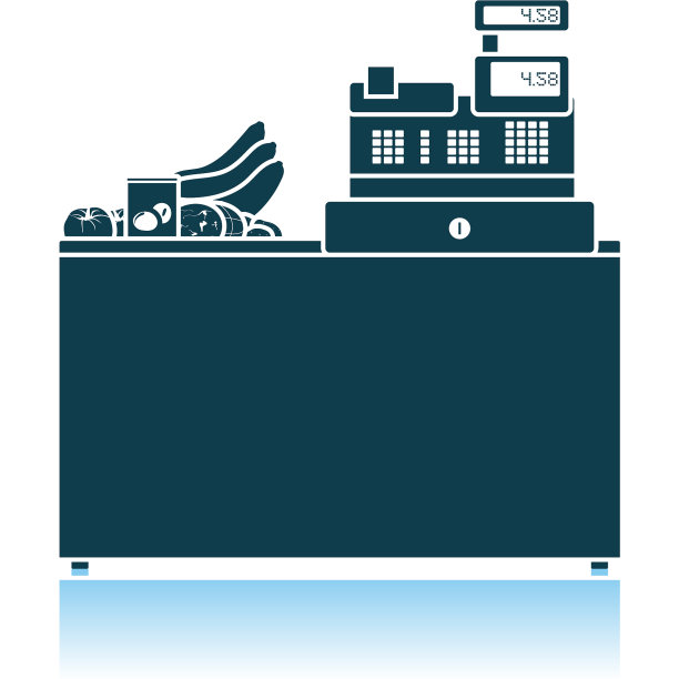 超市柜台柜台图标图片下载