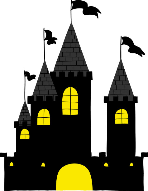 万圣节黑城堡图片下载
