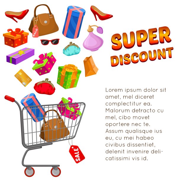 超级折扣设计图片下载